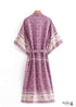 Vestido kimono bohemio elegante Patrova para mujer